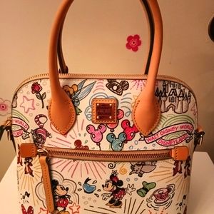 NWT Dooney and Burke X Disney cross body and double handle purse